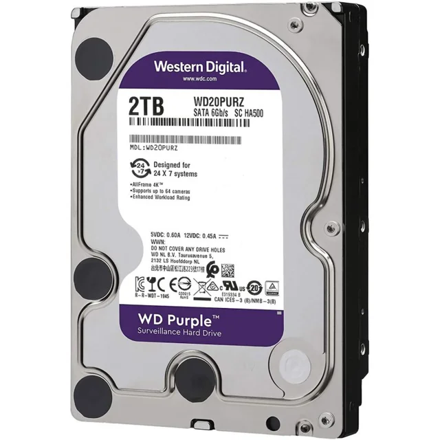 هارددیسک اینترنال وسترن دیجیتال مدل Purple WD20PURZ ظرفیت 2 ترابایت 102129088